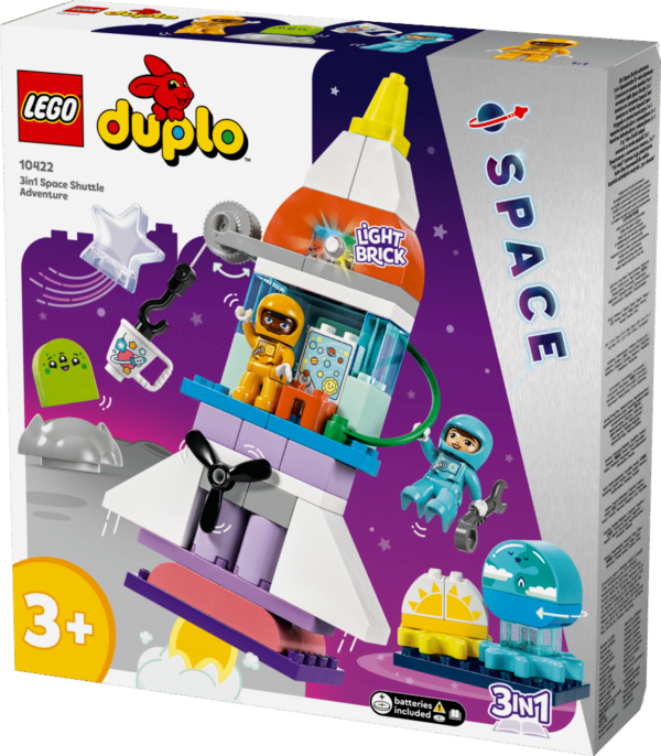 3-i-1-eventyr med rumfærge 10422 LEGOÂ® DUPLOÂ®