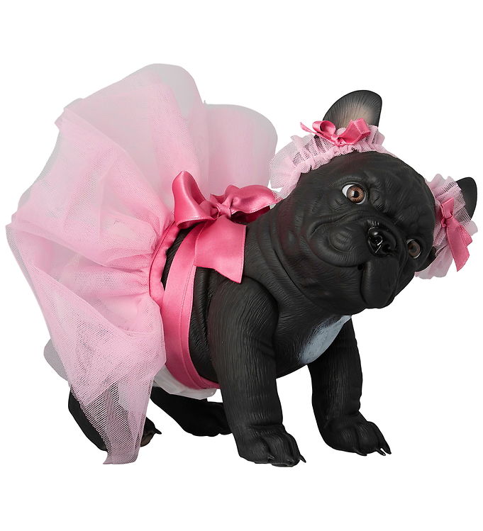 Asi Dukke - 32 cm - Lily The Bulldog - Jubilæumsudgave - Pink Tu