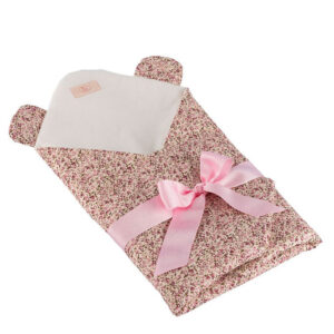 Asi Dukketilbehør - Pusleunderlag til Dukker - Rosa/Blomster