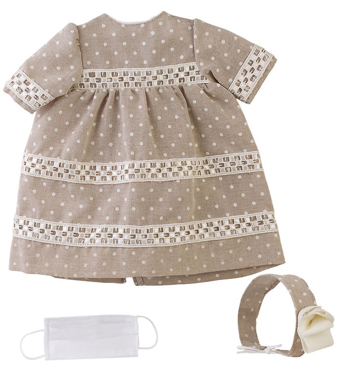 Asi Dukketøj - 57 cm - Pepa - Beige/Hvid