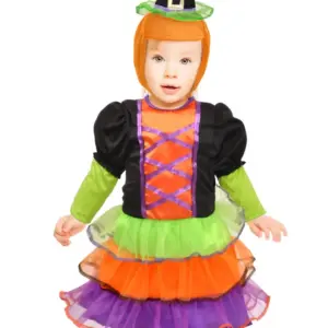 Baby Hekse kostume - SORT - 6-12 MDR.