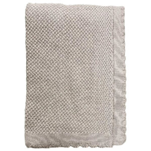 Baby Plaid - Bomuld Strikket Imp. 457 - Beige