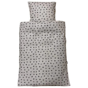 Baby Sengelinned - Dess. 1166 Beige/brune Traktorer