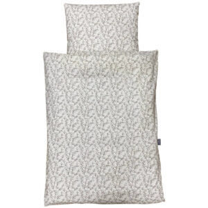 Baby Sengelinned - Dess. 1244 Hvid m/ Naturfarvede Grene