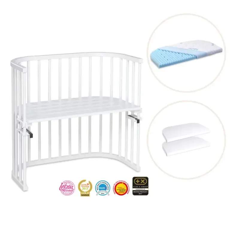 Babybay Side By Side Seng Original Med Madras Og Lagen