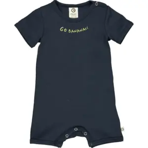 Banana sommerdragt med en glad banan - Night blue - 56