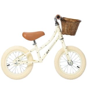 Banwood Løbecykel - First Go! - Creme m. Stjerner