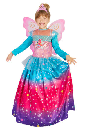 Barbie Eventyrprinsesse kostume - MULTI - 3-4 ÅR
