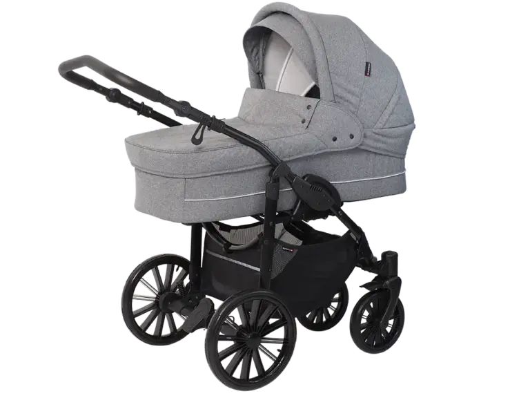 Basson Nordic Lux Barnevogn - Grey Melange