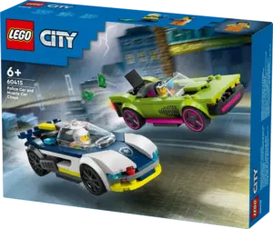 Biljagt med politi og muskelbil 60415 LEGO® City