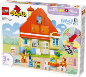 Blueys families hus med huskespil 10459
