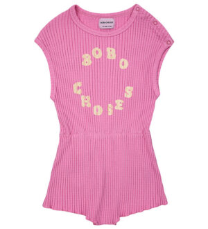 Bobo Choses Sommerdragt - Rib - Circle - Pink