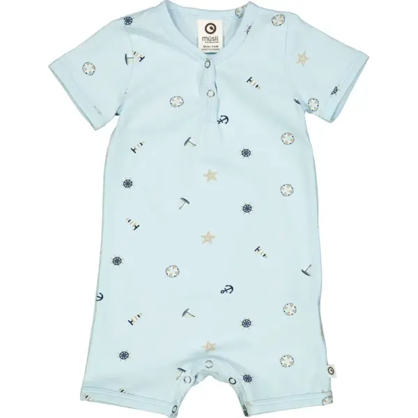 Breeze sommerdragt med print - Breeze/ Night blue/ cashmere - 98