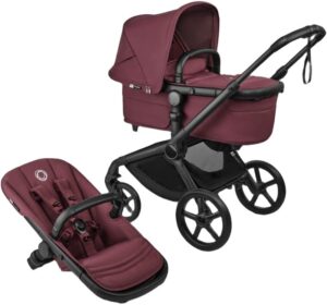 Bugaboo Fox 5 Renew Complete Black/dark Cherrydark Cherry