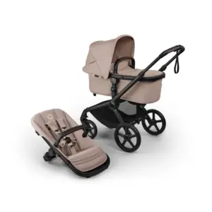 Bugaboo Fox 5 Renew Complete kombivogn - Black/Desert taupe melange