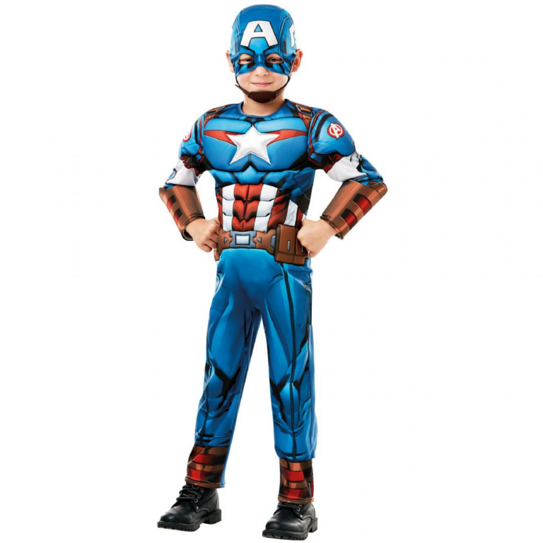 Captain America udklædning sæt str 110