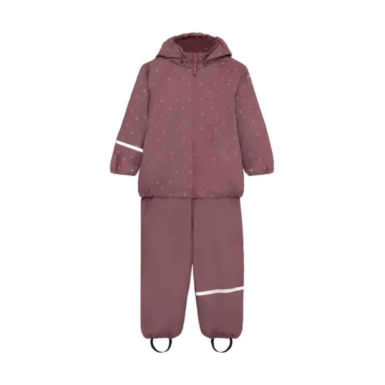 Celavi Regn Sæt m. Fleece - Rose Brown - 110
