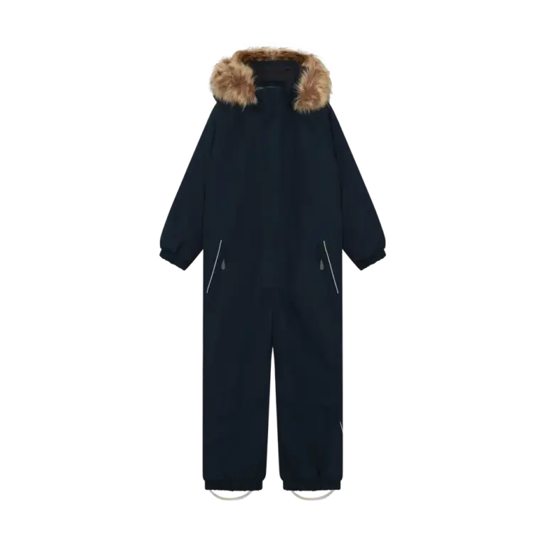 Color Kids Flyverdragt M. Fake Fur - Total Eclipse - 122