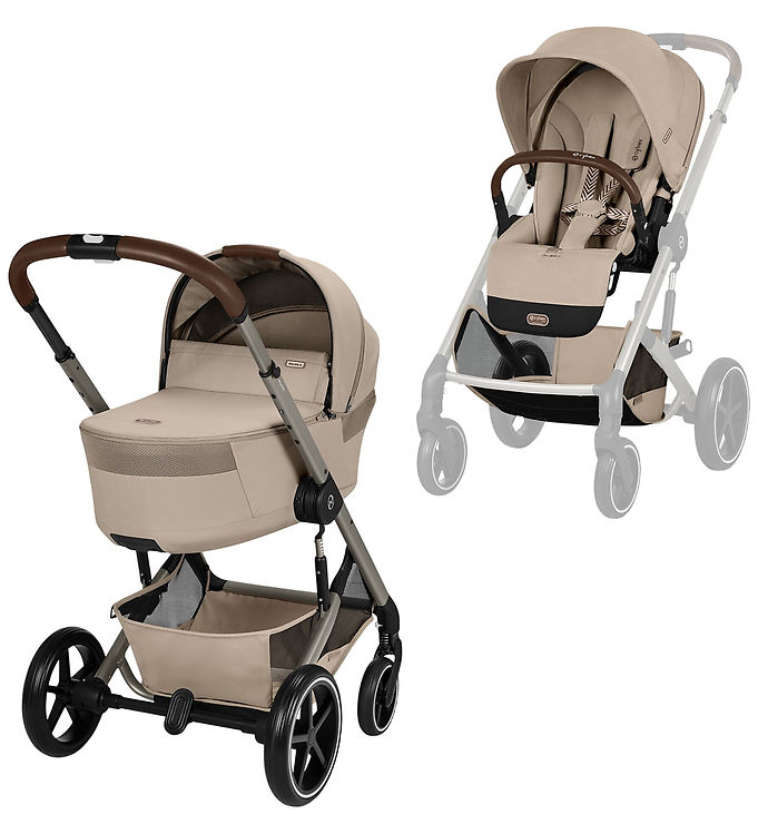 Cybex Klapvogn/Barnevogn - Balios S Lux - 2-i-1 - Almond Beige
