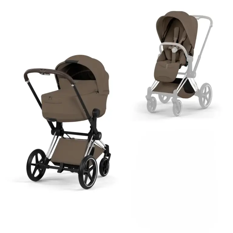 Cybex Priam Kombivogn - Style - Coconut Brown/Chrome Brown