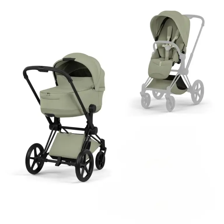 Cybex Priam Kombivogn - Style - Sage Green/Matt Black
