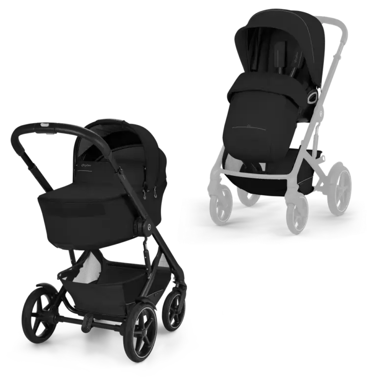 Cybex Talos S Lux Inkl. Foldbar Liggedel - Moon Black