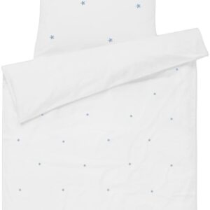Daisy Sengetøj Baby 70x100 cm Hvid/lys blå