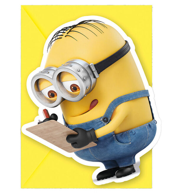 Decorata Party Invitationer - 6-pak - Minions The Rise Of Gru