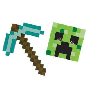 Disguise Udklædning - Minecraft Pickaxe & Maske