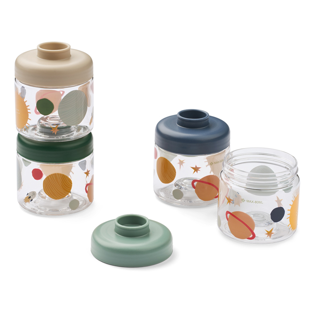 Dominique babymadbokse (One size)