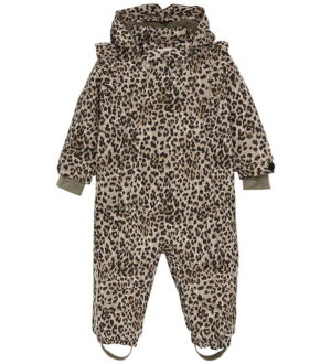 En Fant Flyverdragt - Pine Bark m. Leopard