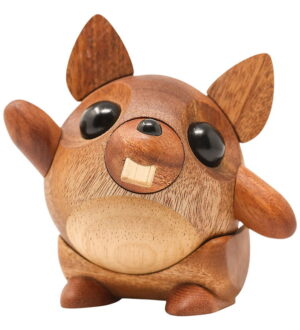 FableWood Egernet Egon - Træ - 10x10 cm - Pick-Me-Up