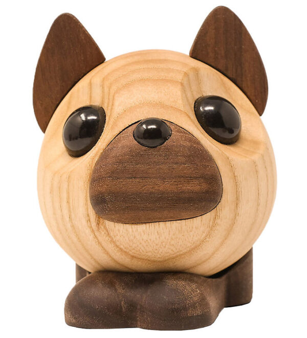 FableWood Pick-Me-Up Fransk Bulldog - Benny - 10 cm - Natur