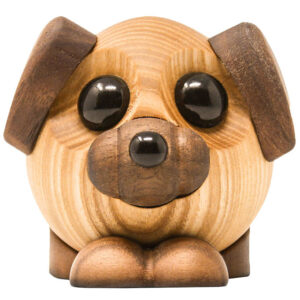 FableWood Pick-Me-Up Hund - Buddy - 8 cm - Natur