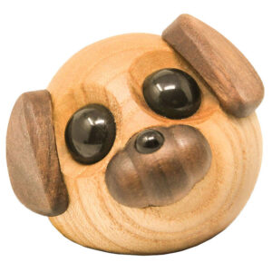 FableWood Pick-Me-Up Hund - Molly - 5 cm - Natur