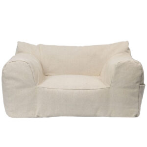Ferm Living Lænestol - Billow Bean Bag - 50x80x48 cm - Off-white