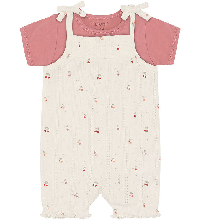 Fixoni Sæt - Sommerdragt/Body k/æ - Pointel - Eggnog