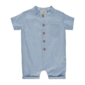 Fixoni - Sommerdragt Romper Woven - Faded Denim - 56
