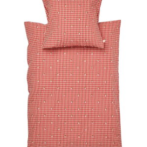 Flöss Sengetøj - Baby - Molly - 70x100 cm - Red/Pink Berry Gingh