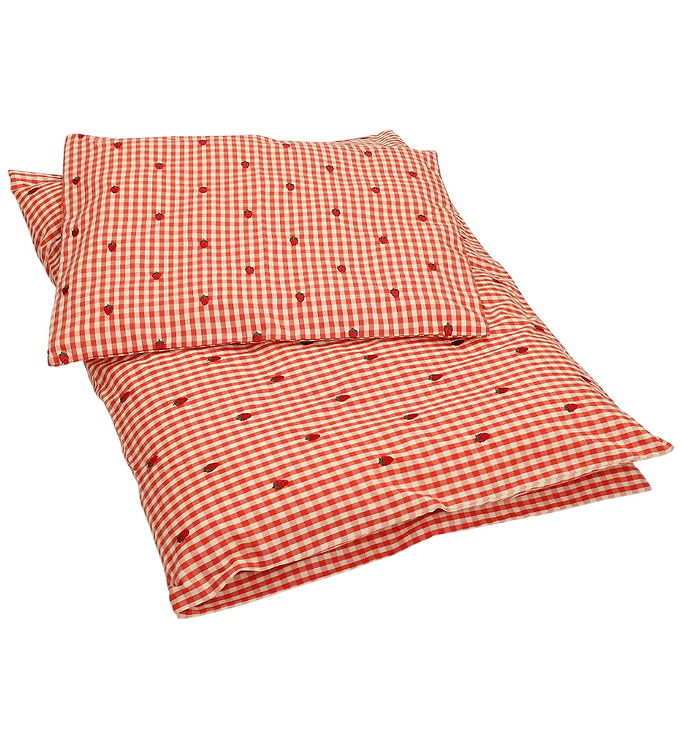 Flöss Sengetøj - Junior - Berry Gingham