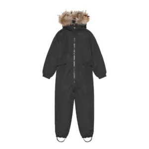 Flyverdragt w/fur - Black - 4 ÅR