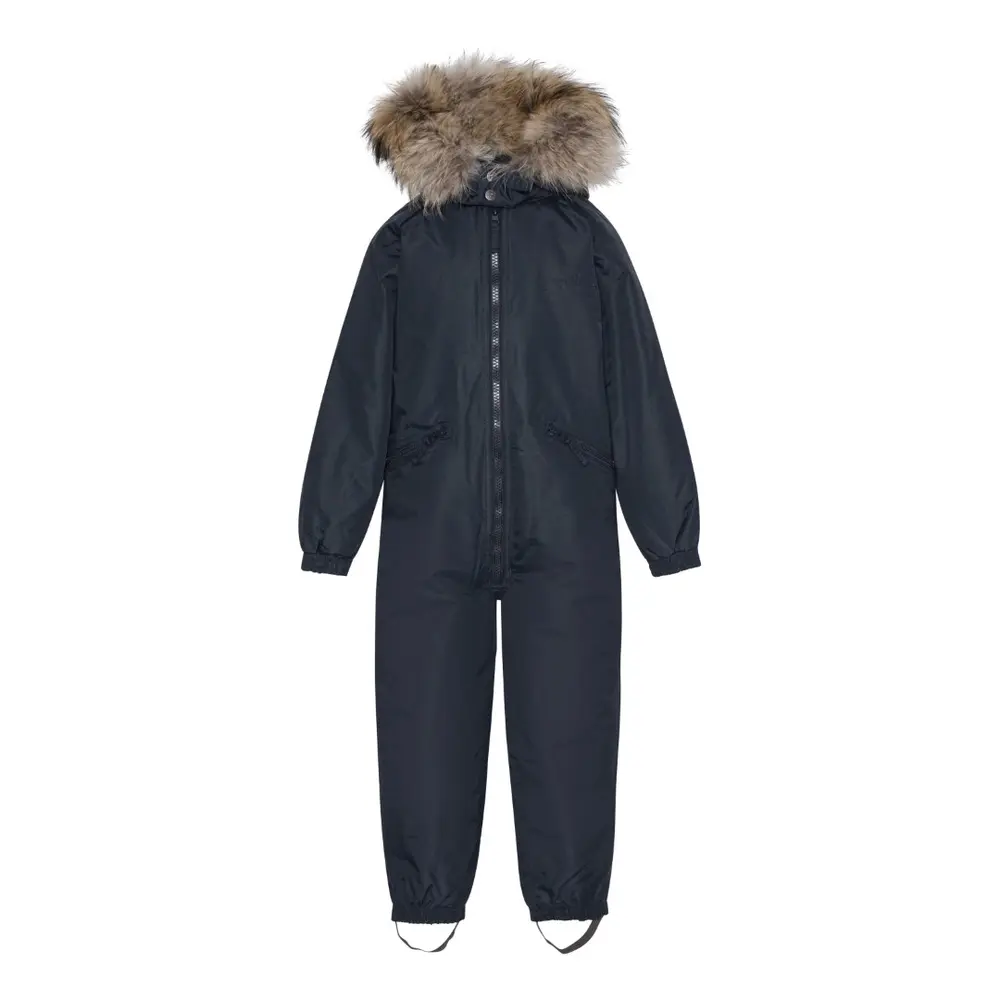 Flyverdragt w/fur - Navy - 4 ÅR