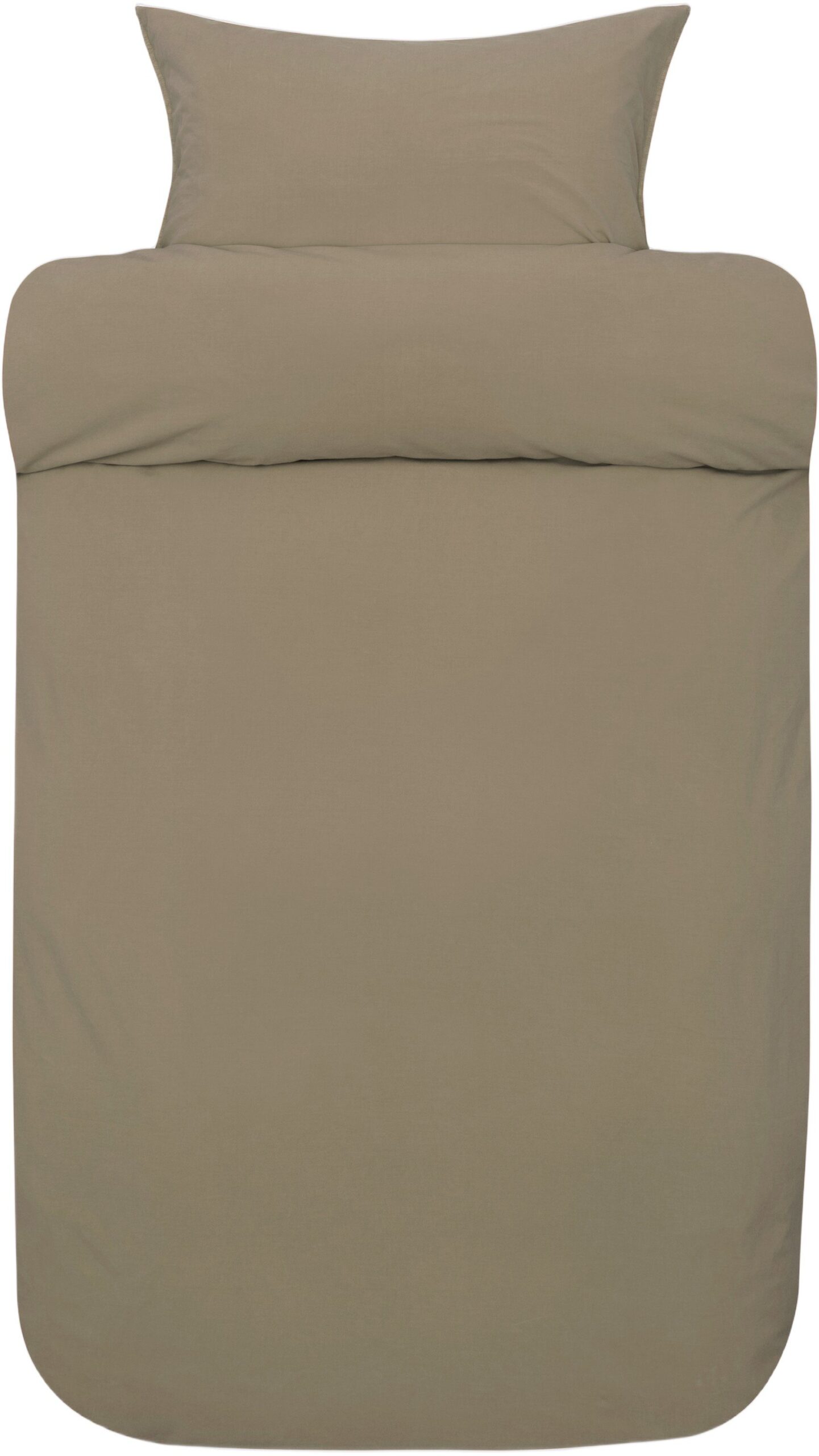 Frøya Økologisk Sengesæt Olivengrøn