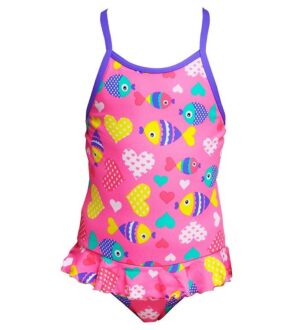 Funkita Badedragt - Belted Frill - UV50+ - Lolly Fish