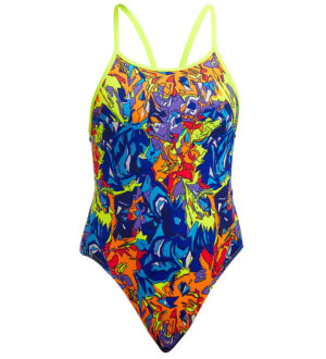 Funkita Badedragt - Diamond Back One Piece - UV50+ - Mixed Mess