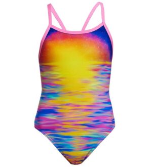 Funkita Badedragt - Single Strap - UV50+ - Darkinjung Sunset