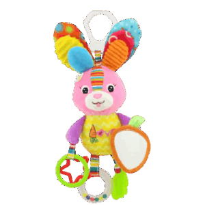 Happy Baby Kaninophæng Pink