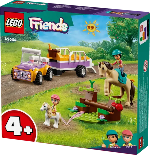 Heste- og ponytrailer 42634 LEGOÂ® Friends