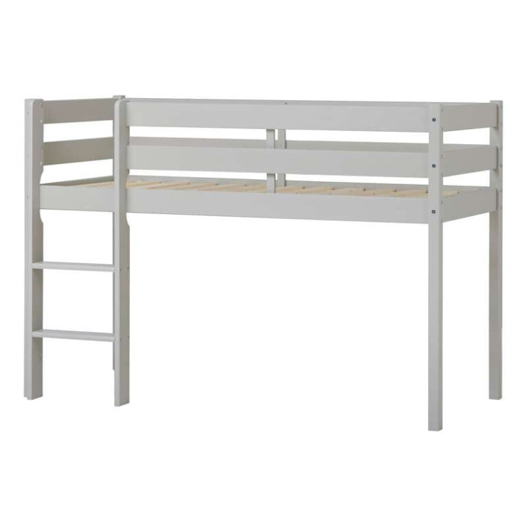 Hoppekids ECO Comfort - Halvhøj Seng - Flere Størrelser - Dove Grey