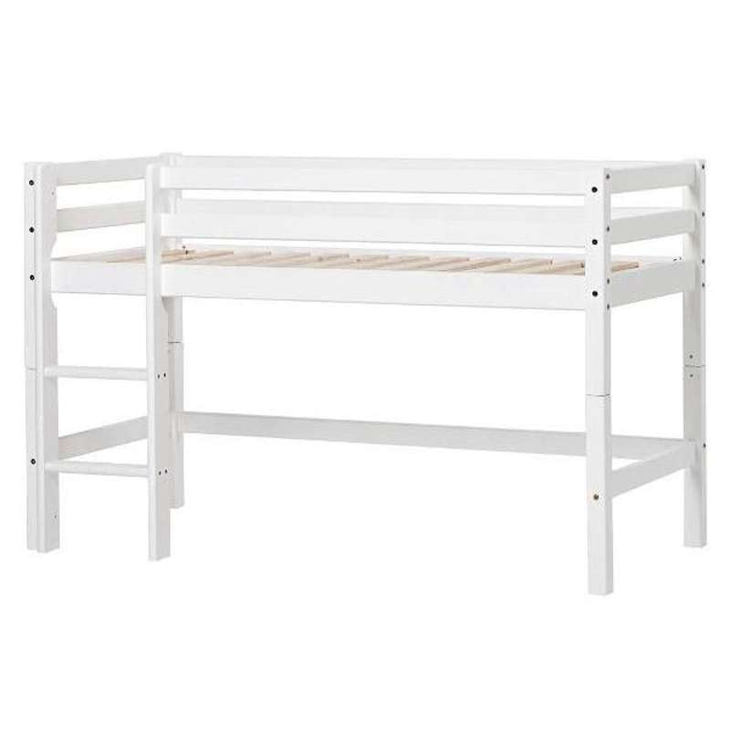 Hoppekids ECO Dream - Halvhøj Seng - Delbar - Flere Størrelser - Hvid